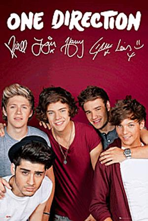 Poszter - One Direction - maroon A113/50