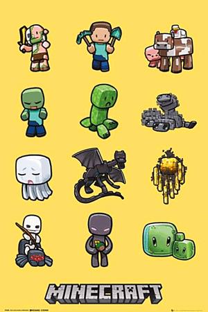 Poszter - Minecraft - characters A113/114