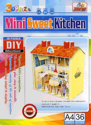 Puzzle 3D-s - Mini Sweet Kitchen