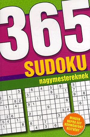 365 sudoku nagymestereknek (pink hátlap)