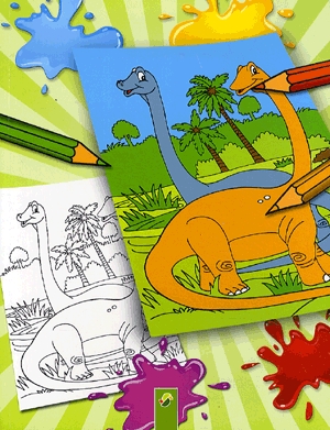 Kifestőkönyv - Dinoszauruszok