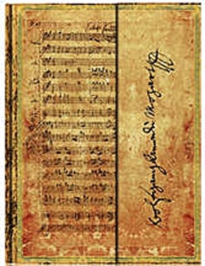 Mozart, The Hunt notesz (vonalas, mini)