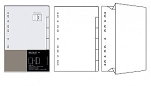 Moleskine elválasztó betétlapok gyűrűskönyvhöz (standard lyukasztású, A4-es)