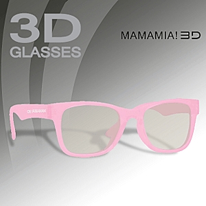 3D polarizált szemüveg - Mamma Mia - rózsaszín - gyerekeknek