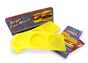 Hamburger alakú süteményforma