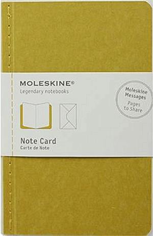 Moleskine jegyzet-kártya (nagy méretű, okker)