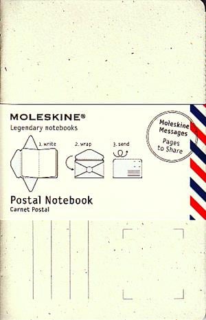 Moleskine postai levelezőlap (kis méretű, mandula fehér, 10 db/csomag)