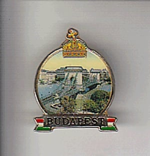 "Budapest" kitűző - HU10