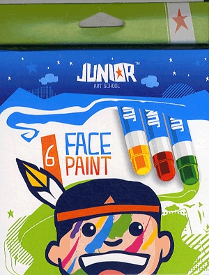 Junior 6 db-os arcfestő készlet