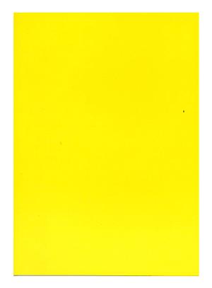 Junior A/4 színes habszivacs-lap - citromsárga