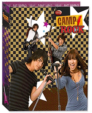 Camp Rock gyűrűskönyv, B/4 (kockás)