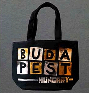 Vászontáska (fekete) - HR-13108A