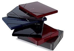 Prosystem füzetbox, A/4 (bordó, vékony)