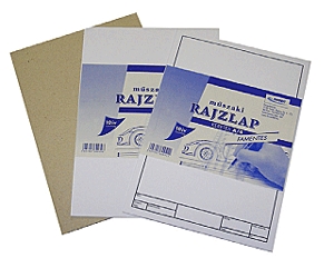 Dipa famentes papírból, A/3 (10 db)