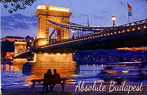 Hűtőmágnes HM134 - Éjszakai Lánchíd