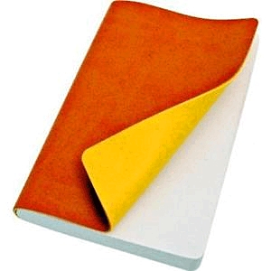 Reflexa notesz (narancssárga, vonalas)