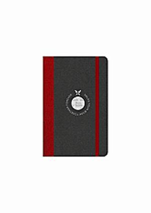 Flexbook notesz - piros, vonalas (9x14 cm)