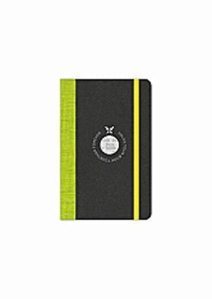 Flexbook notesz - világos zöld, sima (9x14 cm)