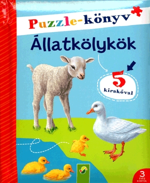 Puzzle-könyv: Állatkölykök