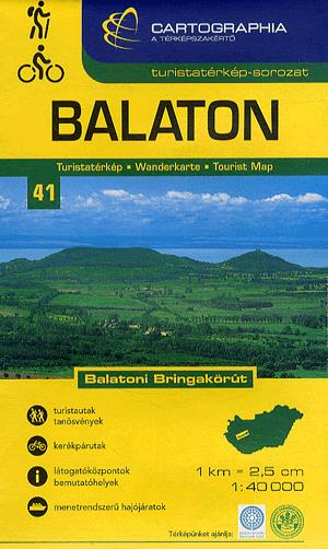 Balaton 1 : 40 000 - Turistatérkép