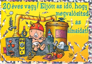 Humoros születésnapi képeslap 05601219