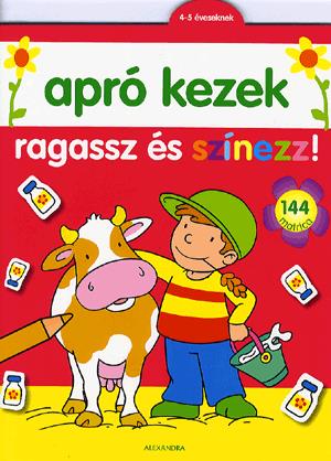 Apró kezek: Ragassz és színezz! (Rózsaszín)