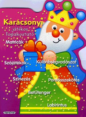 Karácsonyi játékos foglalkoztató (lila)