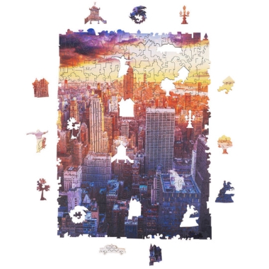 Reggel New Yorkban - Fa puzzle