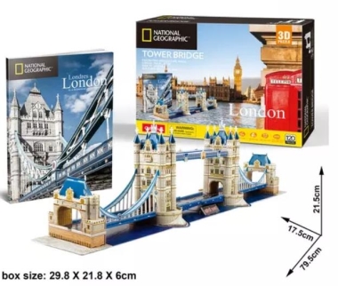 London, Tower híd - 3D puzzle