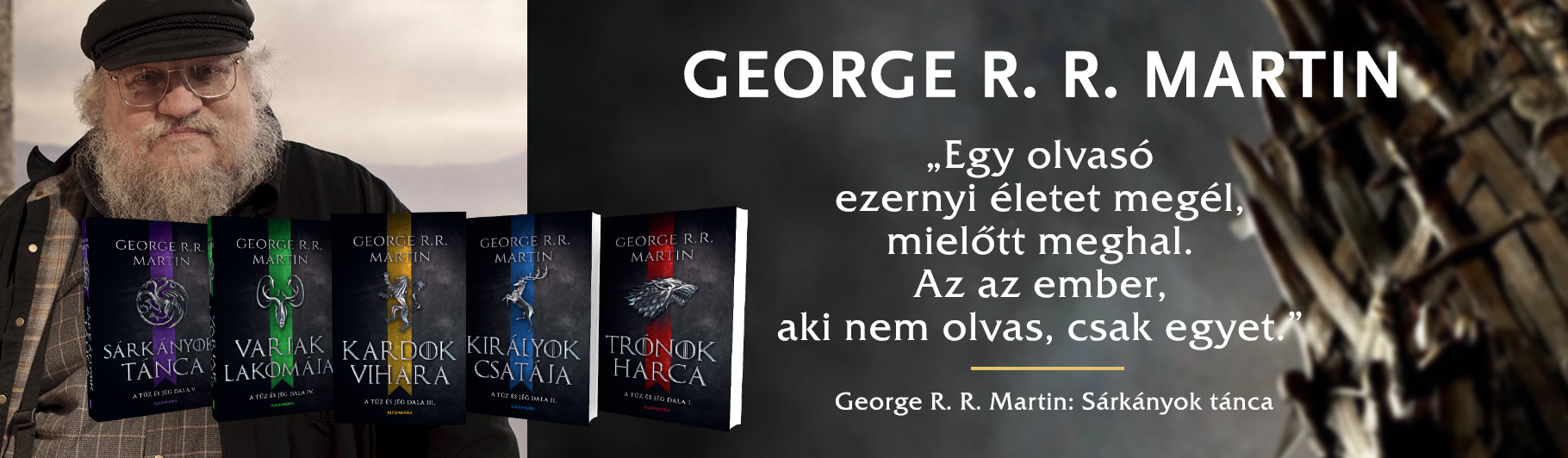Kiemelt szerző George R. R. Martin