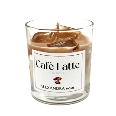 Café Latte frissen pörkölt kávé gyertya
