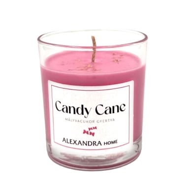 Candy Cane mályvacukor gyertya