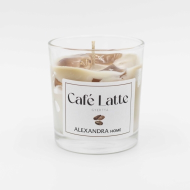 Café Latte frissen pörkölt kávé gyertya