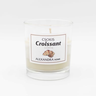 Csokis croissant gyertya