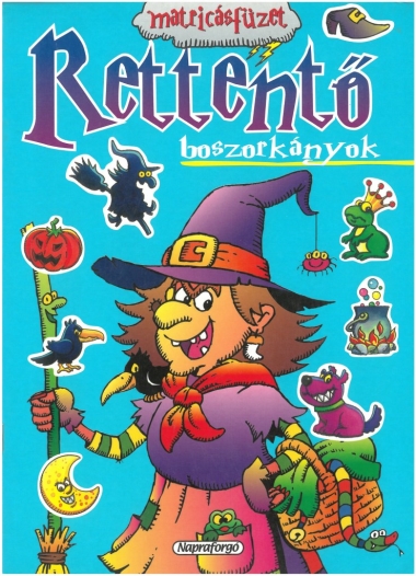 Rettentő matricás füzet