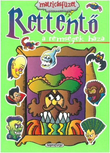 Rettentő matricás füzet