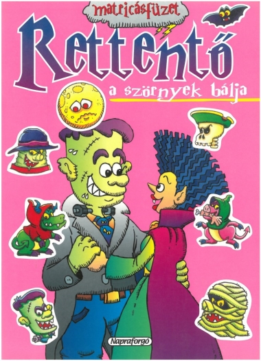Rettentő matricásfüzet